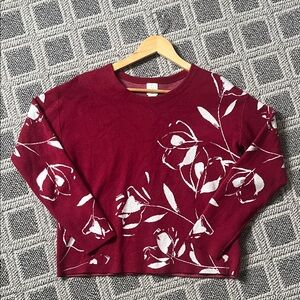 Joie Burgundy Knit Top